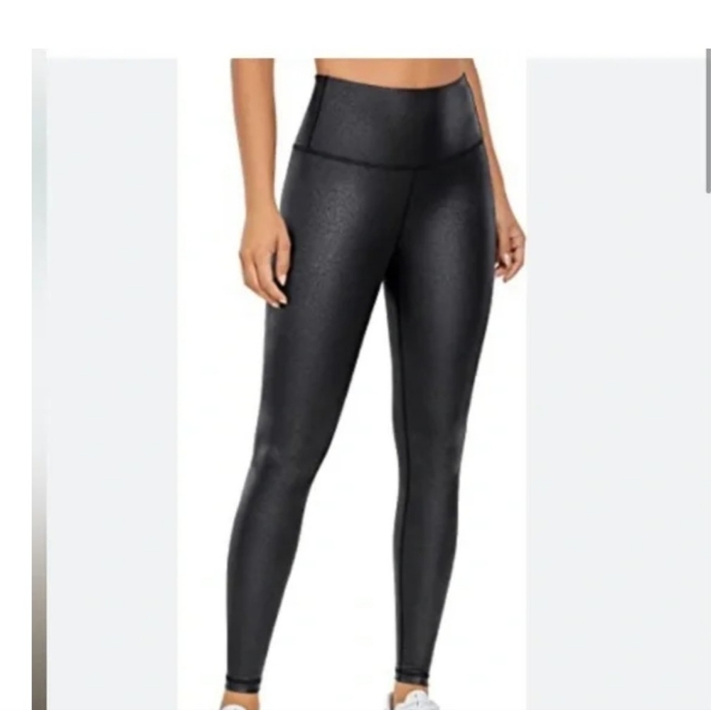 Womens Aerie Offline Faux Leather Leggings